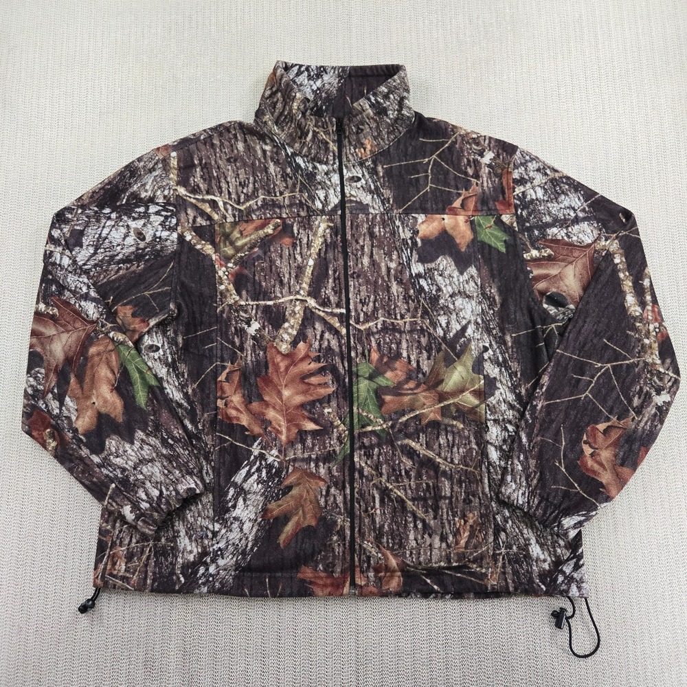Red Head Camo Jacket Coat Mens XL Green Mossy Oak Camouflage Full Zip